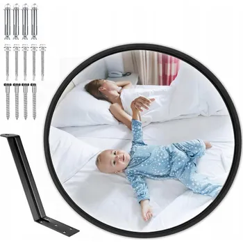 Zrcadlo NEROZBITNÉ ZRCADLO SILNIČNÍ SKLADOVÉ ZRCADLO 30 CM SFÉRICKÉ