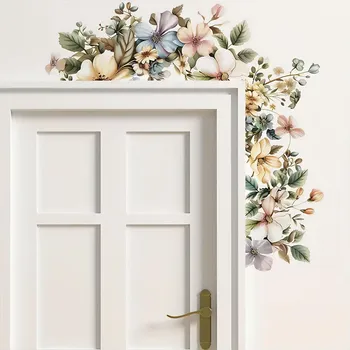 Samolepící dekorace Květinová nástěnná samolepka