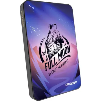 Powerbanka Picasee Powerbanka s MagSafe 5 000 mAh Šedá - Vlk