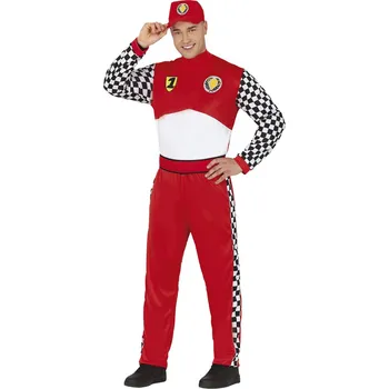 Karnevalový kostým Pánský kostým závodník formule 1 - M