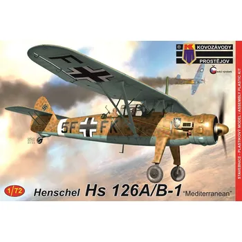 Plastikový model 1/72 Henschel Hs-126A/B-1 Mediterranean (3x camo)