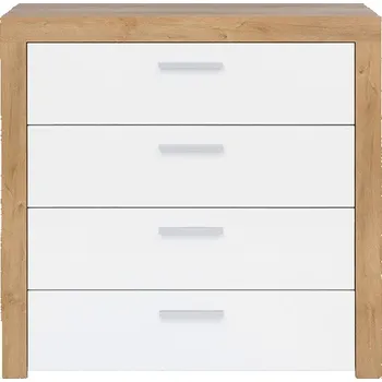 Komoda Black Red White Balder KOM4S