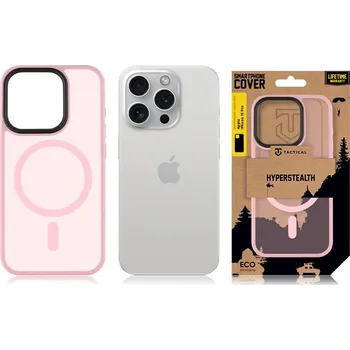 Pouzdro na mobilní telefon Zadní kryt Tactical MagForce Hyperstealth pro Apple iPhone 15 Pro, pink panther