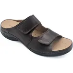 Nursing Care LECCE C13702 Komfortní pantofle hnědé pánské Velikost: 46