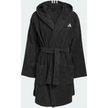 Dámský župan ADIDAS Župan s kapucí S ČERNÁ