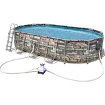Bazén BESTWAY Power Steel Comfort Jet 6,1 x 3,66 x 1,22 m - 56719 TP56719