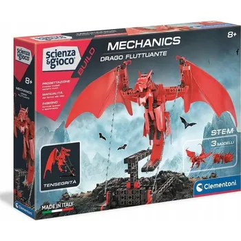 ostatní stavebnice Stavebnice Clementoni drak 3v1 plastové od 8 let