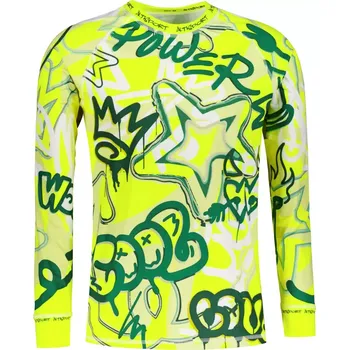 Pánské funkční termo triko s dlouhým rukávem premium ALTISPORT VOJ/ALM054TER01 FLUO ZELENÁ XXL