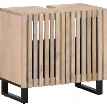 Koupelnový nábytek SKŘÍŇKA POD UMYVADLO 62X34X58CM MASIVNÍ MANGOVÉ DŘEVO