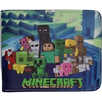 Peněženka Dvoudílná peněženka s kapsou na zip Minecraft