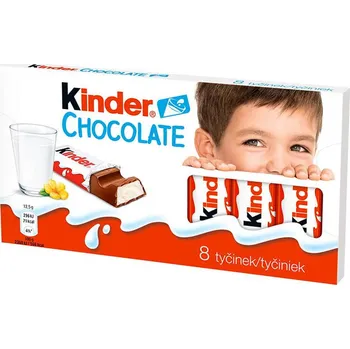 Cukrovinka Kinder CHOCOLATE 100g T8 cena za kartonové balení (Kartonové balení : 10 ks)