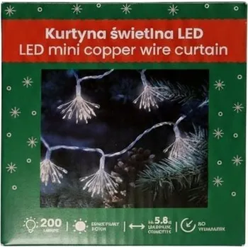 Vánoční dekorace Vánoční osvětlení na stromeček Vershold uvnitř 5,9 m 101 - 200 světel