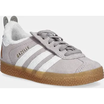 Chlapecká obuv Dětské semišové tenisky adidas Originals GAZELLE JQ1345 fialová 04X, EUR 30
