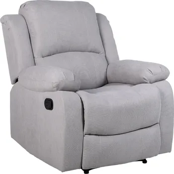 Křeslo Max-i Relaxační polohovací křeslo DALFON světle šedá látka