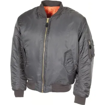 Pánský bomber Bomber MA-1 Šedý, Velikost: 3XL