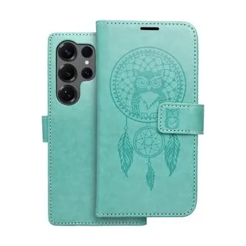 Pouzdro na mobilní telefon Pouzdro MEZZO Book pro SAMSUNG S25 Ultra lapač snů zelené - OEM + zdarma možnost vyzkoušet a vrátit zboží do 30 dní