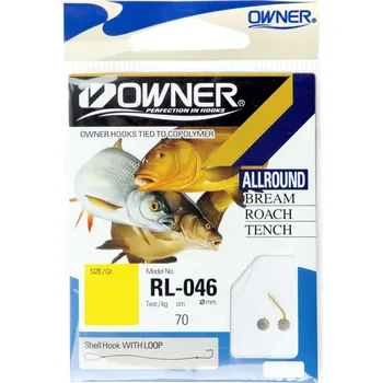 Rybářský háček OWNER HÁČKY -046 VELIKOST 12 S NÁVLAKEM 0,14 MM
