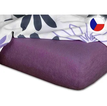 Bytový textil Dětské froté prostěradlo 70x160 EXCLUSIVE purpur