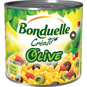 Potravina Bonduelle Créatif Olive Kukuřice s Olivami 425ml (Kartonové balení : 12 ks)