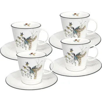 Stolování by inspire Šálek s podšálkem 250 ml 4 ks vánoční Nostalgie