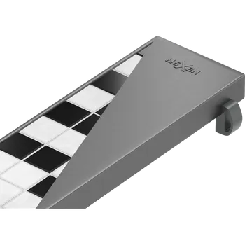 Mexen Flat M13 kryt 2v1 pro lineární odtok 90 cm, kartáčovaná zbraňová šedá - 1E19090 Lineární podlahové odtoky