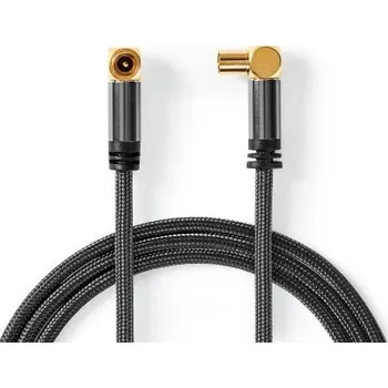 Počítačové příslušenství Profigold Series Koaxiální Kabel | IEC (Koax) Zástrčka | IEC (Koax) Zásuvka | Pozlacené | 2m