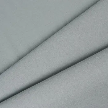 Zbytek - Bavlna se lněným vzhledem šedomodrá