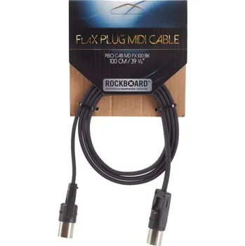 Hudebniny Rockboard FlaX Plug MIDI Cable 100 cm + prodloužená záruka 3 roky