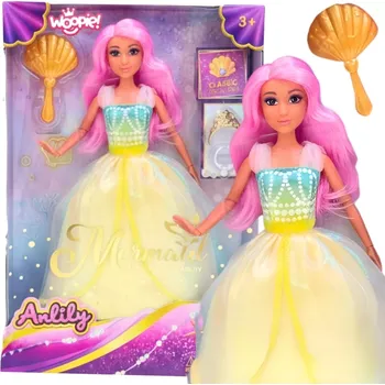 Panenka Woopie Lili princezna z pohádkového oceánu – panenka s růžovými vlasy