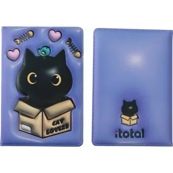 Notes A5 fialový v tvrdých deskách s pěnovým potahem