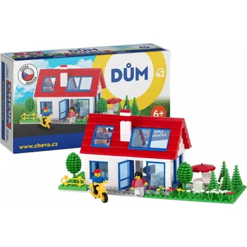 Stavebnice Cheva CHEMOPLAST CHEVA 42 Dům 244 kostek STAVEBNICE | 63294
