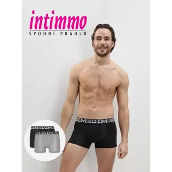 Boxerky D01N1/9LU - pánské boxerky DIM 2 pack, M, 9LU