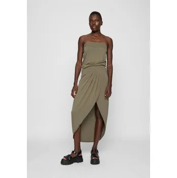 Dámské šaty Ladies Viscose Bandeau Dress - olive M
