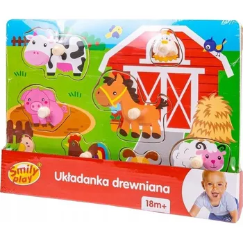 Puzzle Dřevěné puzzle Smily Play SPW83605 dřevěné