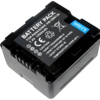 TRX baterie Panasonic VW-VBN130 - 1250 mAh