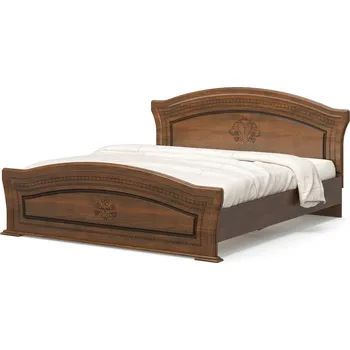 Postel VerDesign NOLAN manželská postel 160x200, cherry portofino