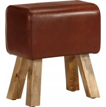 Gymnastický kůň, hnědý, pravá kůže