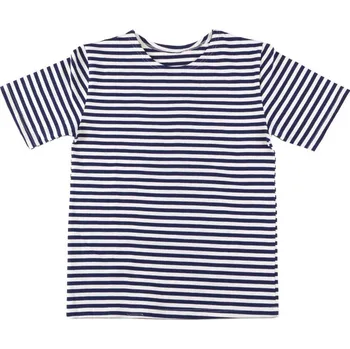 Triko Ruské DĚTSKÉ kr. rukáv modré pruhy, Velikost: 110