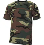 Triko dětské maskáčové woodland BASIC, Velikost: S - 122/128