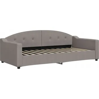 Pohovka Rozkládací pohovka 2 v 1, taupe (šedohnědá), rozměry 223 x 100 x 75 cm, sedací plocha 90 x 200 cm