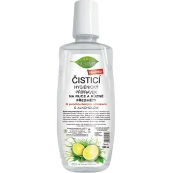 Péče o ruce Bione Cosmetics Čistící hygienický přípravek na ruce s alkoholem LEMONGRASS + LIMETKA 500 ml IDDRZEX07429