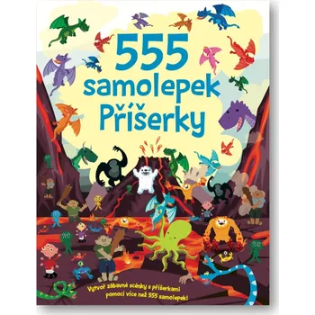 První čtění 555 samolepek Příšerky
