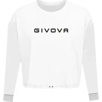 Dámské tričko GIVOVA Dámské tričko Givova — lodičkový výstřih, dlouhý rukáv, XL BÍLÁ|ČERNÁ