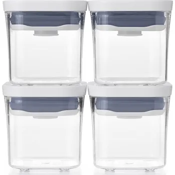 Dóza na potraviny Sada 4 dóz na potraviny 200 ml Pop Oxo