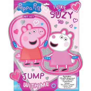 omalovánky Omalovánka s nálepkami prasátko Pepa 482794