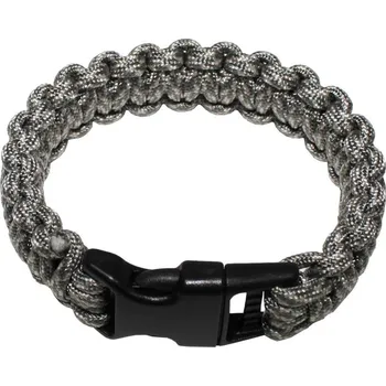 Vybavení pro přežití Náramek PARACORD ŠEDÝ, Velikost: S, Provedení: 19mm