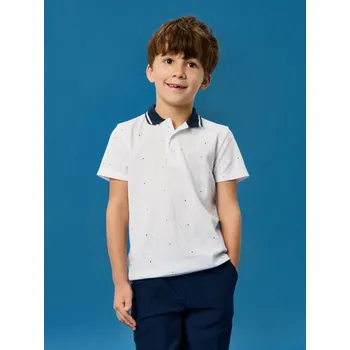 Sinsay - Vzorované polo - bílá - 739DN-00X - 739DN-00X-122