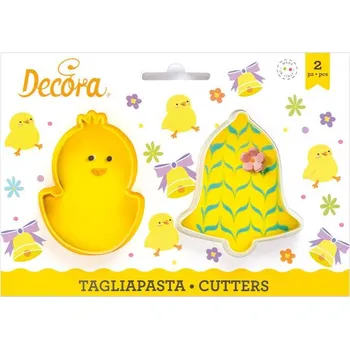 Vykrajovátko Decora vykrajovátka Kuřátko a zvonek (2 ks)