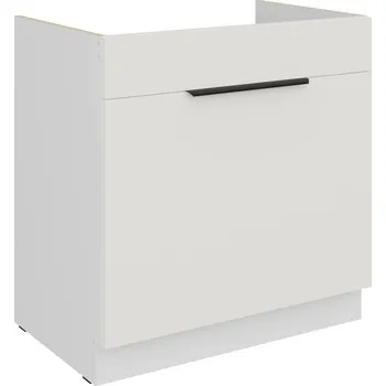 Kuchyňská skříňka Dolní skříňka na dřez LUNARA - šířka 80 cm, bílá