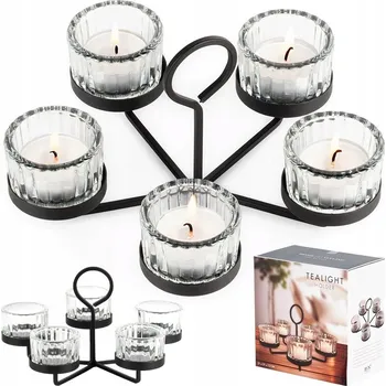 Svícen Kovový svícen Koopman 12 cm